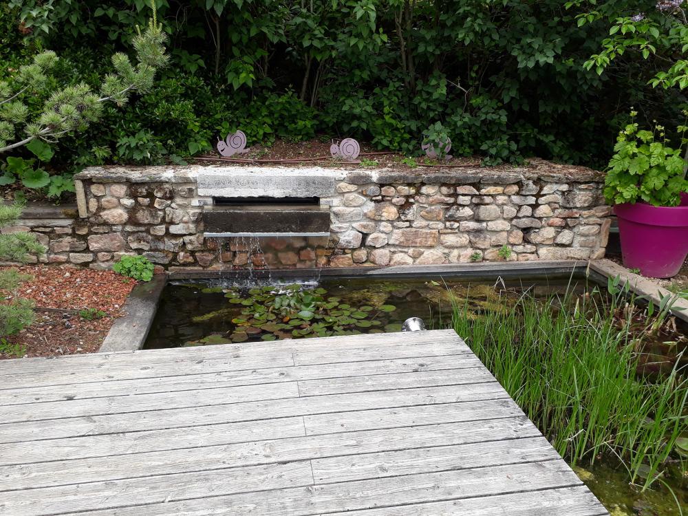 Création de lames d'eau et entretien du bassin à Tramayes